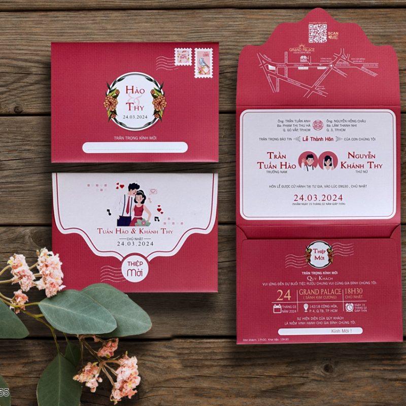Thiệp Cưới KT-255
