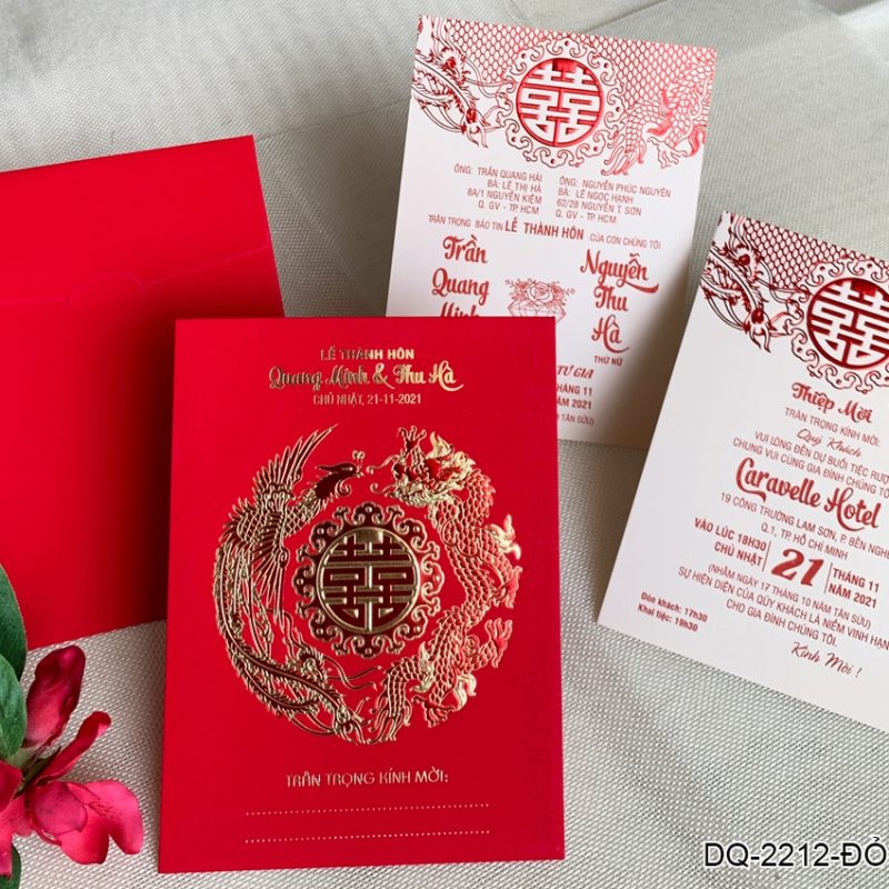 Thiệp Cưới DQ-2212 D