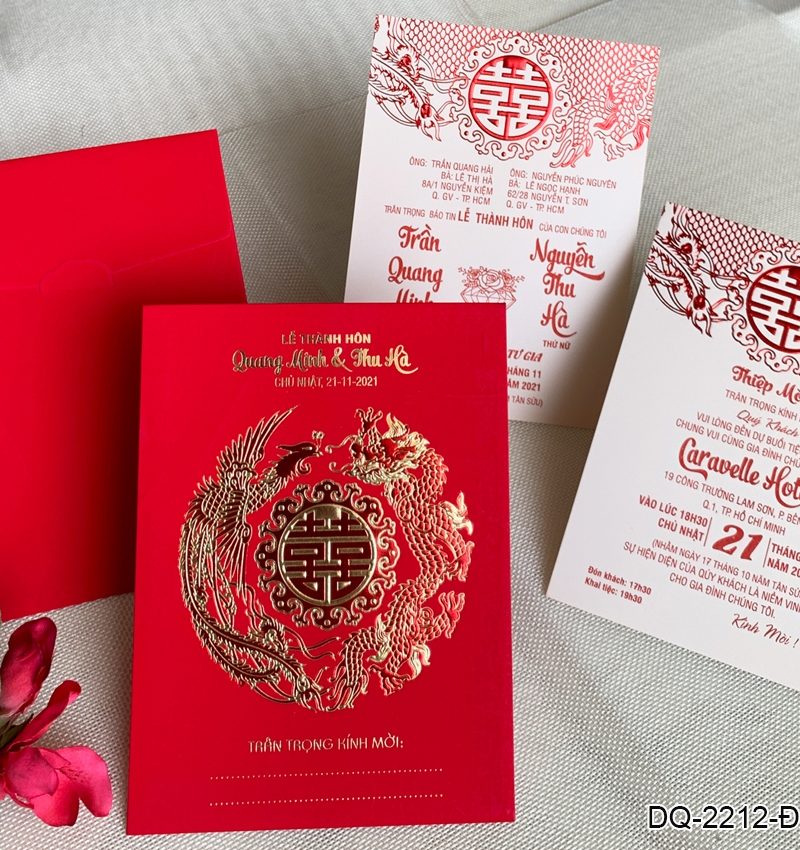 Thiệp Cưới DQ-2212 D