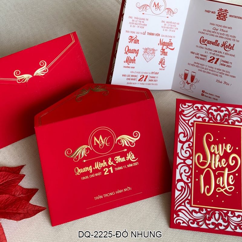 Thiệp Cưới DQ-2225