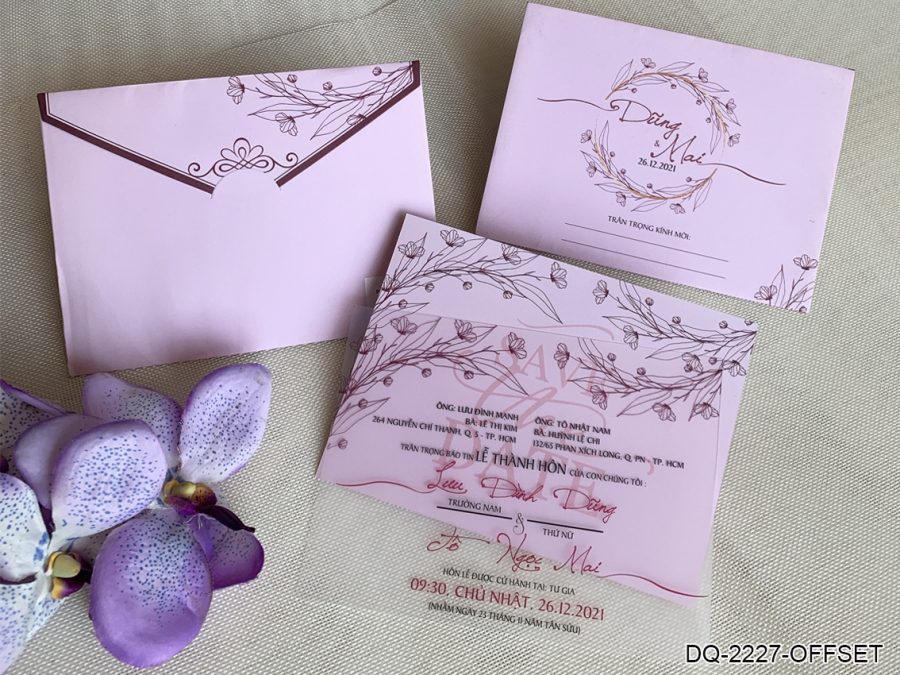Thiệp Cưới DQ-2227