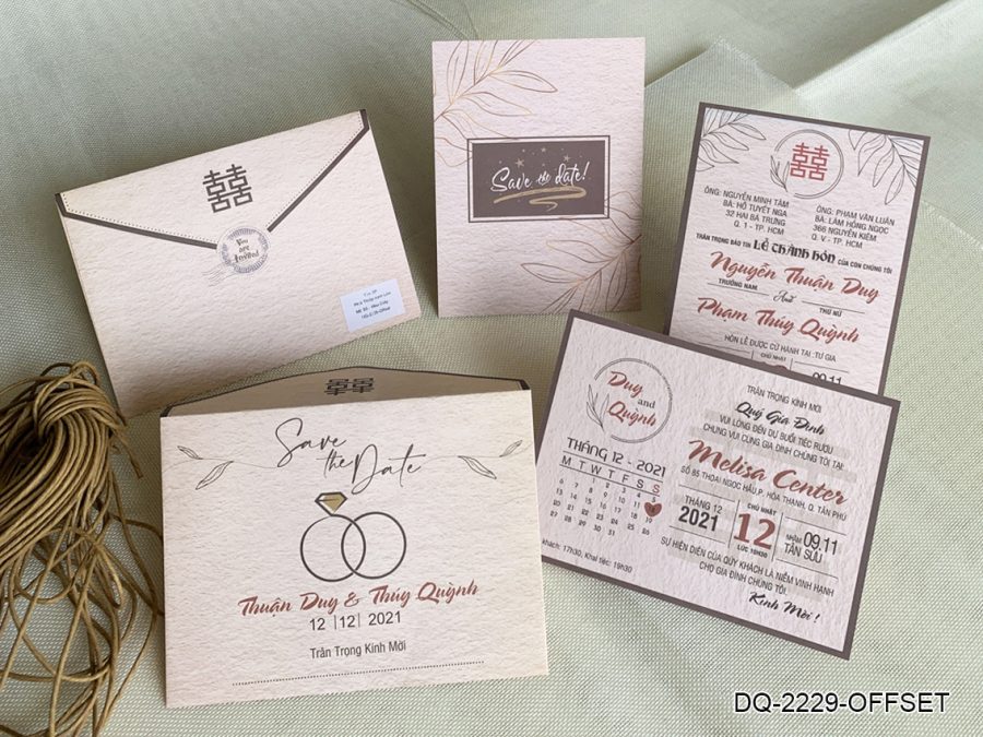 Thiệp Cưới DQ-2229