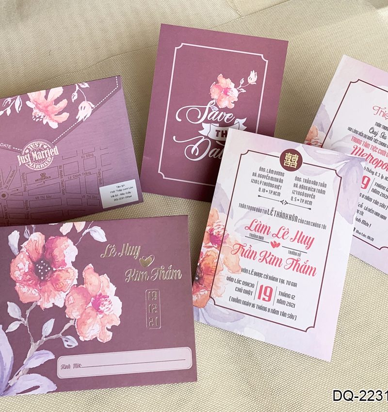 Thiệp Cưới DQ-2231