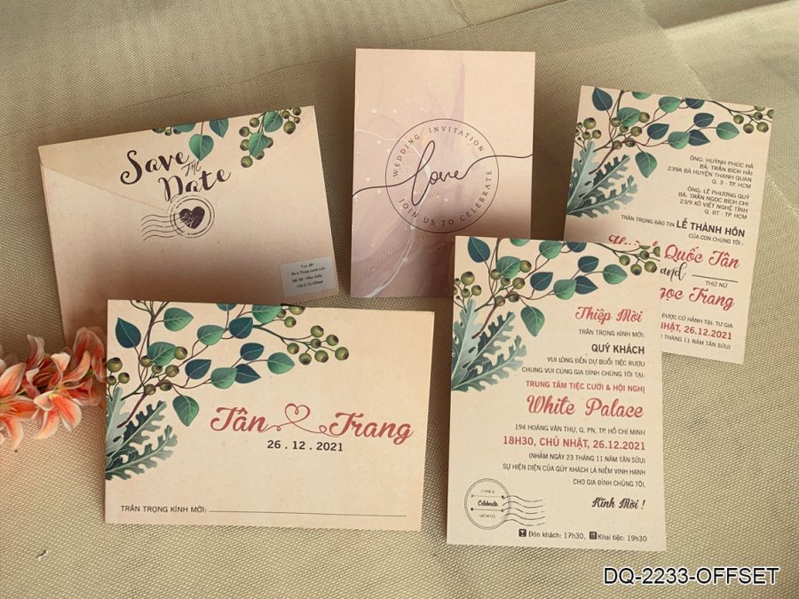 Thiệp Cưới DQ-2232