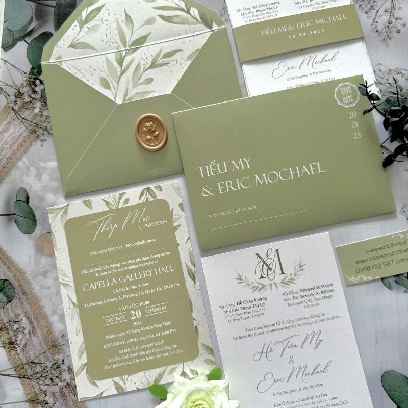 Thiệp Cưới D-501