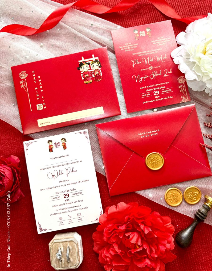 Thiệp Cưới D-603