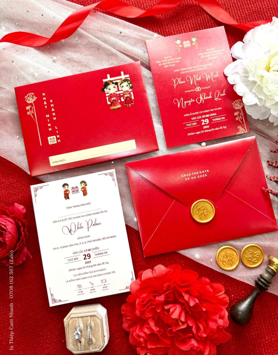 Thiệp Cưới D-603