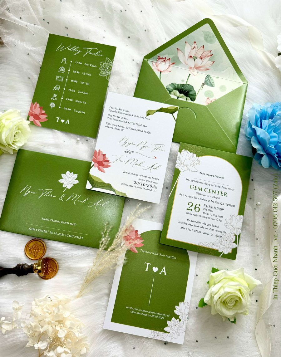 Thiệp Cưới D-703