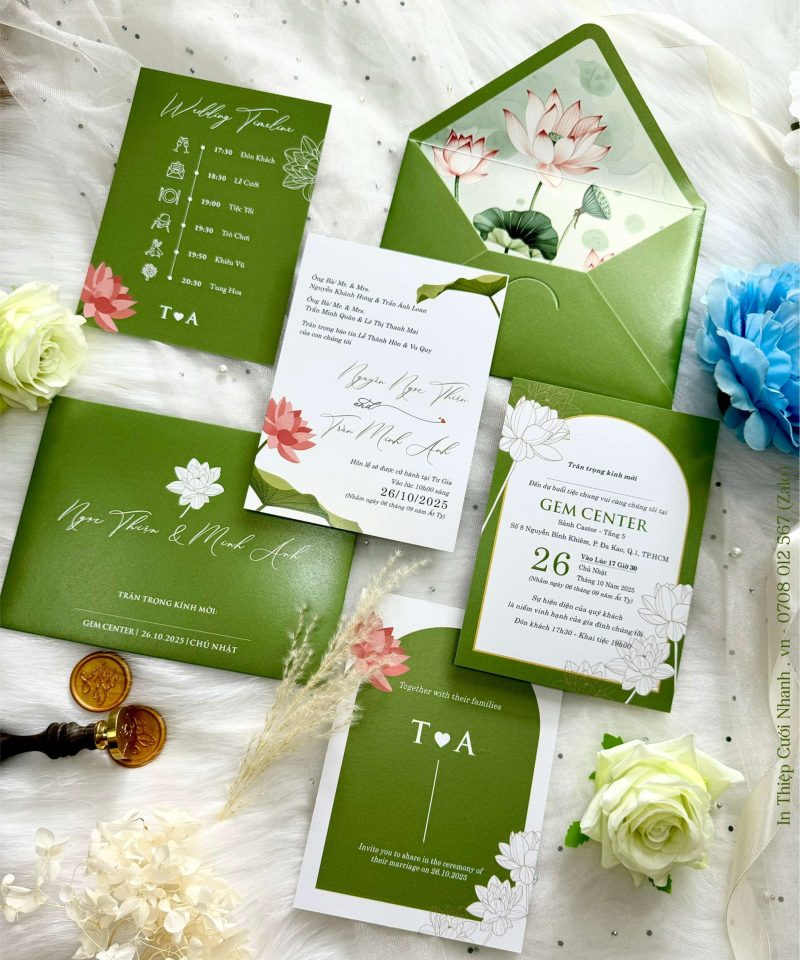 Thiệp Cưới D-703