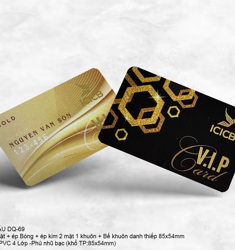 Thẻ VIP- Thẻ Nhựa PVC 4 lớp