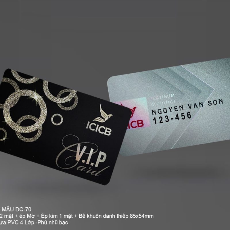 Thẻ VIP70 - Thẻ Nhựa PVC 4 Lớp