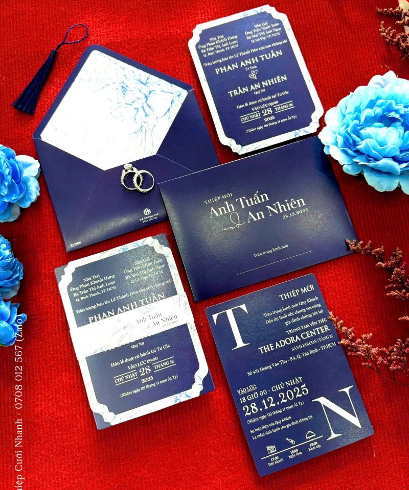 Thiệp Cưới D-806
