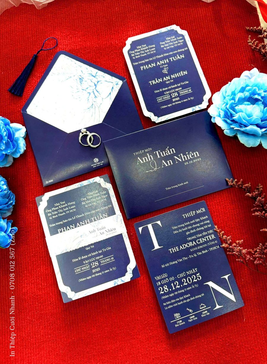 Thiệp Cưới D-806