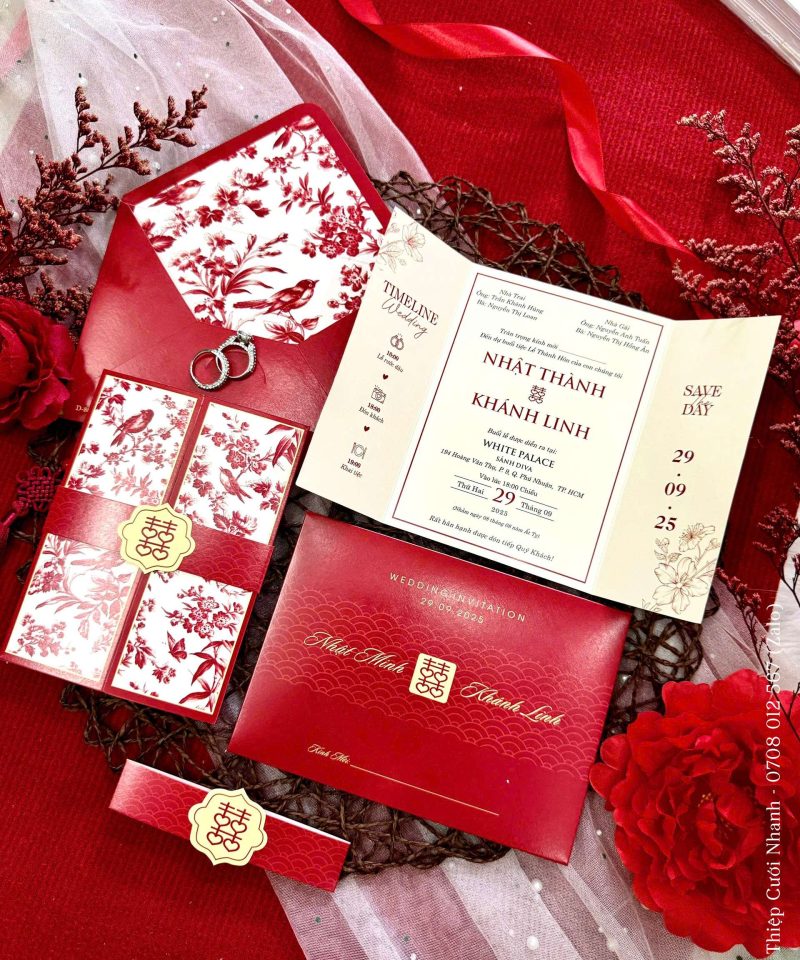 Thiệp Cưới D-807