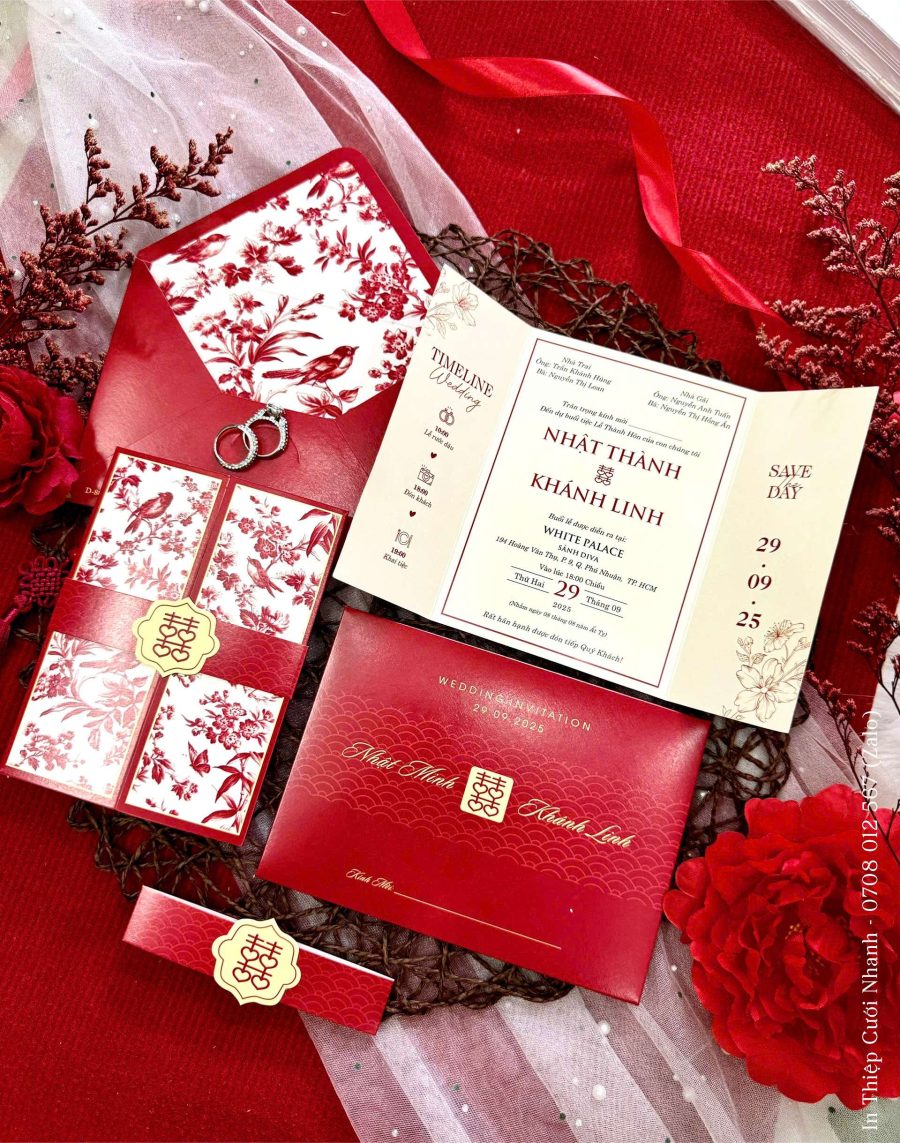 Thiệp Cưới D-807