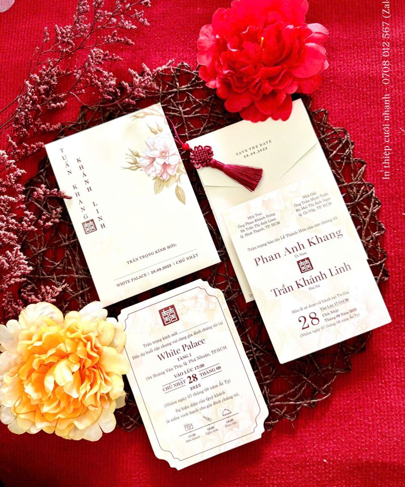 Thiệp Cưới D-808