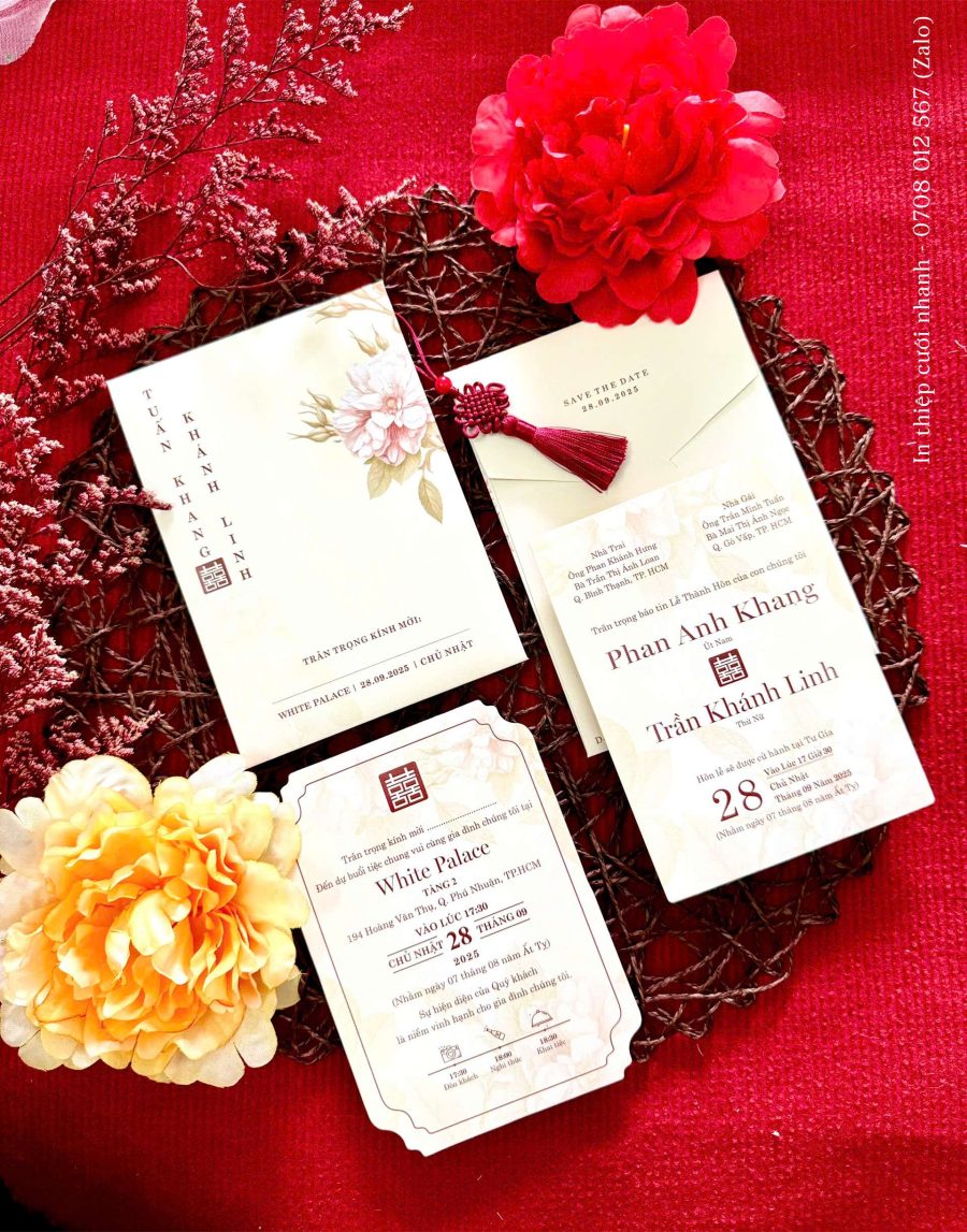 Thiệp Cưới D-808