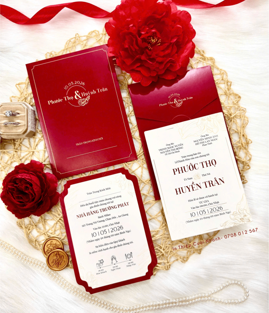 Thiệp Cưới D-1002