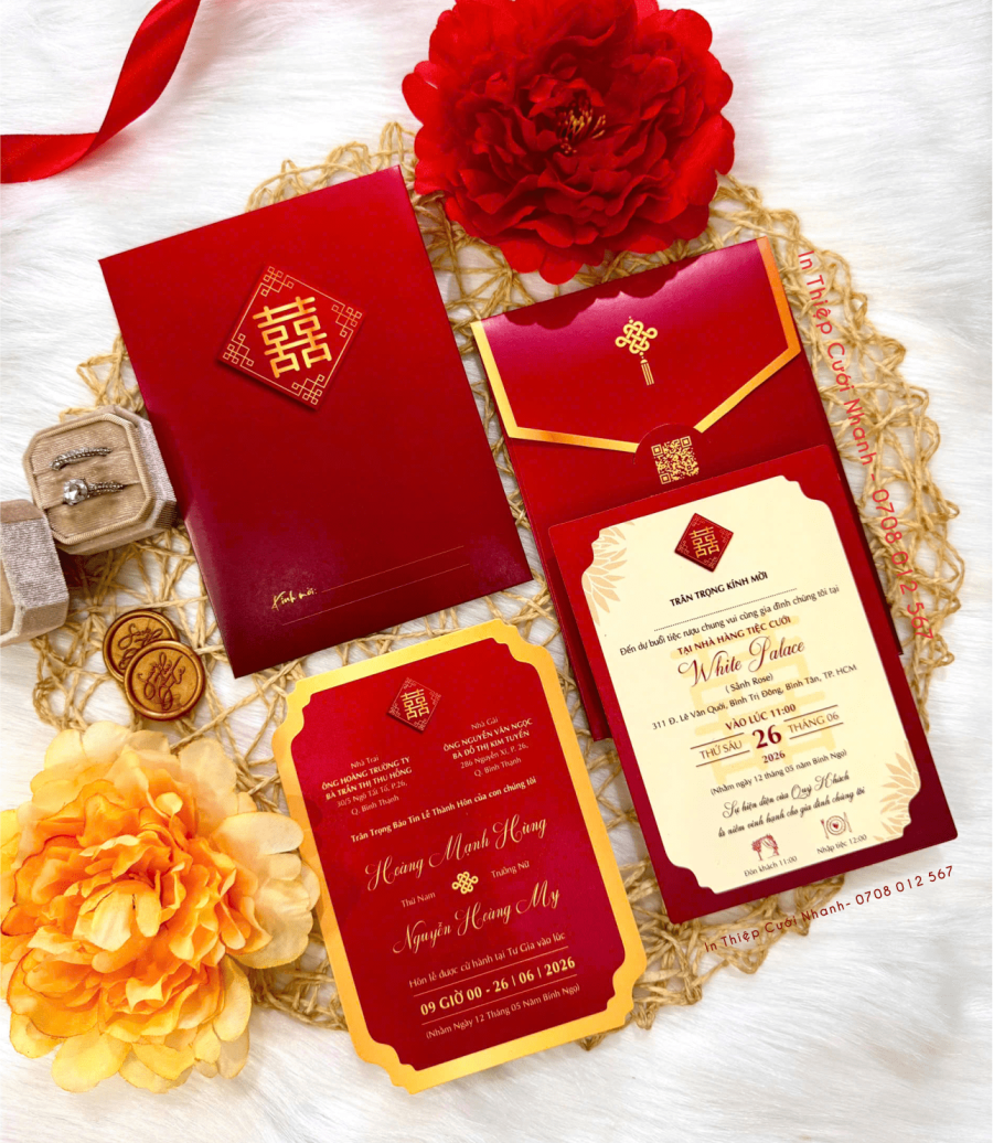 Thiệp Cưới D-904