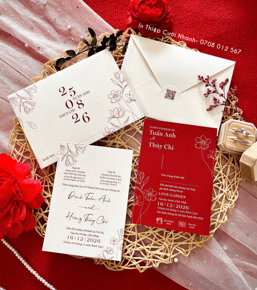 Thiệp Cưới D-1015