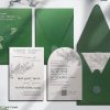 Thiệp Cưới 25VIP08MT Xanh